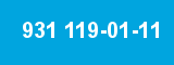 931 119-01-11 931 119-01-11